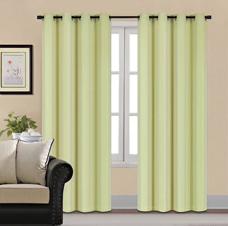 Premium Sage Velvet Curtain